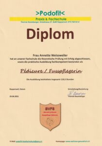 Diplom Fusspflege Diplom Fusspflege